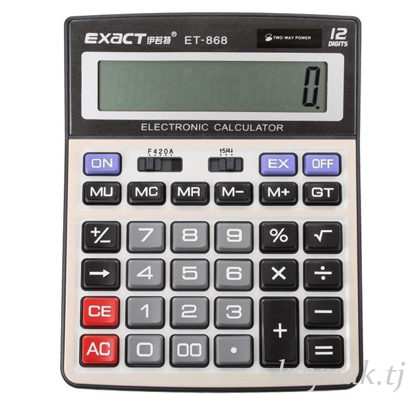 Калькулятор Exact ET-868