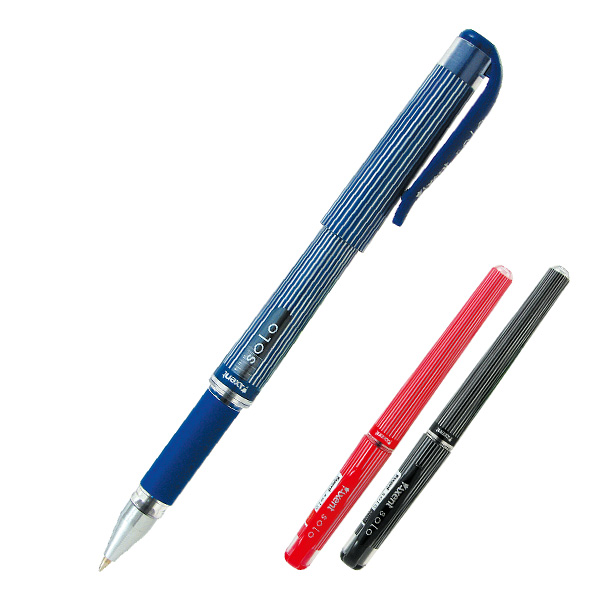 Ручка шариковая Axent Solo, синий 0,5мм, синий корпус
